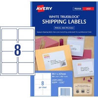 Label Avery L7165 8Up Pk100