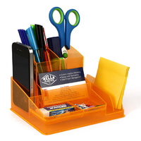 Desk Organiser Italplast/Kings Neon Orange I35