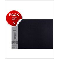 Quill Board  210gsm A3 Pack 5 - Black
