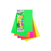 Quill Board Fluoro 230gsm 510mm X 635mm Pack 100 - Assorted