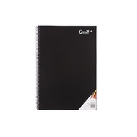 A3 Quill Visual Art Diary PP 110GSM 200 Pages - Black