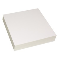 Quill Flash Cards Blank 300gsm 203 x 203mm Pack 100 White 