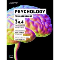 Psychology for Queensland Units 3&4 Student book + obook assess  FIRM SALE (IP)