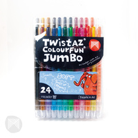 Twistaz Jumbo Crayons, Wallet 24 