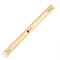 Wooden Ruler 30cm FSC 100% Essential Unpolished