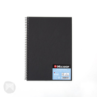 Micador A4 Visual Art Diary Black 110gsm 120-pages