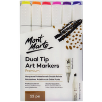 Dual Tip Art Markers Premium 12pc