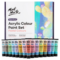 Acrylic Colour Pastel Paint Set Signature 36pc x 36ml (1.2 US fl.oz)