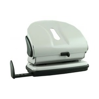 Osmer 2-Hole Punch - With Lay Guide & Lock Mechanism - 25 Sheet Capacity