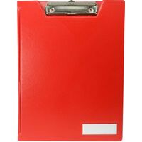 A4 Clipboard Folder Red 