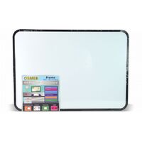 A4 Magnetic MDF Whiteboard Double sided Plain with Frame 