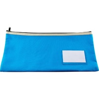 Polyester 1 Zip LIGHT BLUE with Name Card - 35cm X 18cm