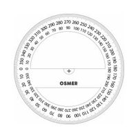 Osmer 360 Degree Protractor 10cm