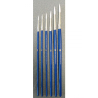 Taklon Brush Set Round (Blue) Pkt6
