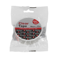 Pilotape Clear Tape 18mm x 33m 