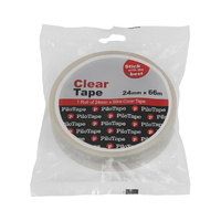 Clear Tape 24mm x 66m - BOX 6
