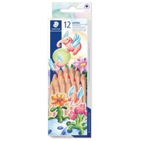 Natural jumbo tri colour pencils - assorted 12 pack