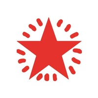Merit Stamp - Twinkle Star - red