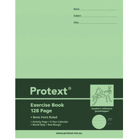 Exercise Book 8mm ruled + margin 225x175 128 Page 