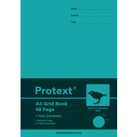 A4 48pg Grid Book 7mm - Bird