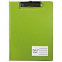 A4 Protext PP Clip Folder - Lime Green