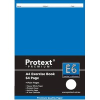 Premium A4 64pg Plain Exercise Book