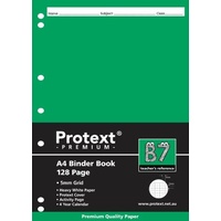 A4 Protext Premium 128pg Binder Grid Book 5mm Grid