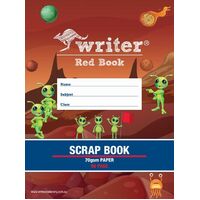 Red Aliens Scrap Book 96pg board cover 