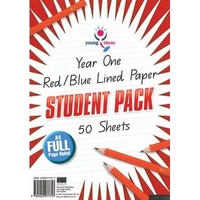 A4 Year 1 Student Looseleaf Paper Pkt50