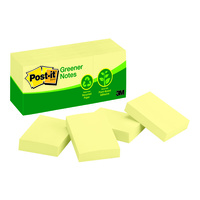 Post- It Notes 653-Rp 36X48 Greener Yellow Pk 12