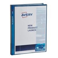 A4 Avery Insert Cover Display Book 40 Pocket Navy