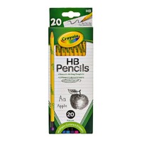 Pencil Graphite Crayola Hb Eraser Tip Box 20