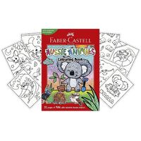 Faber-Castell Aussie Animals Colouring Book A4 20 Pages