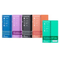 Colourhide Notebook A5 200 Page Assorted