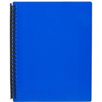 Marbig A4 40 Fixed Pocket Display Book Blue