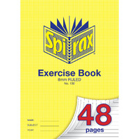 Spirax 100 Exercise Book A4 48Pg 8Mm  70Gsm