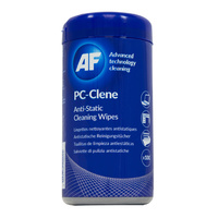AF PC-Clene Anti Static Cleaning Wipes (Tub 100)