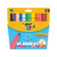 BIC Kids Marker Visacolor Xl 12Pk