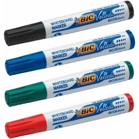 BIC Marker Whiteboard 1701 Eco Bullet Red