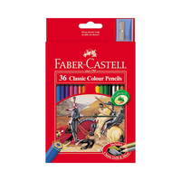 Faber Classic Colour Pencil Asstd Box 36