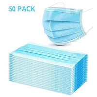 3PLY Blue Disposable Blue Face Mask Box 50 