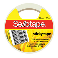 Tape Sellotape Clear Stick 18Mm X 66M