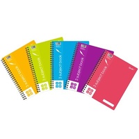 A4 Quill Shades 3 Subject Book 70gsm PP 300 Pages Assorted 