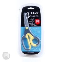 Sizzle Scissors - Yellow (Right Handed), 155mm 