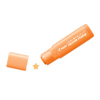 Frixion Stamp Star Apricot Orange
