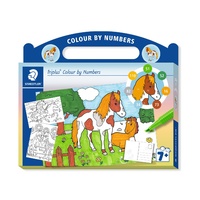 Staedtler Triplus Colour by Numbers - Horses
