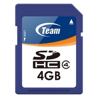 Team SDHC Memory Card 4GB (Class 4) * LIMITED STOCK - End of Line Product *