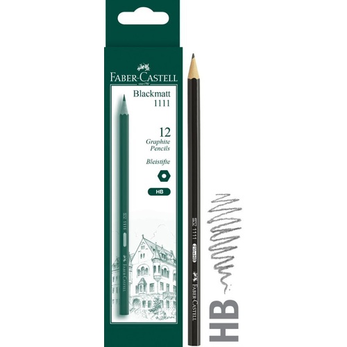 Faber Castell Black Grip Pencil B Bx/12