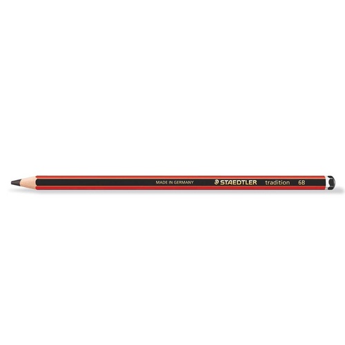 Staedtler Tradition-Crayon  Lot de 6  qualité 6B 
